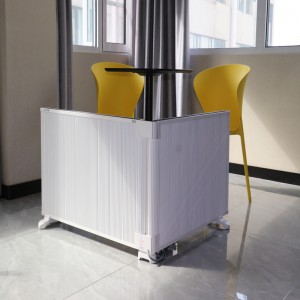 Faltende freistehende Raumheizungen