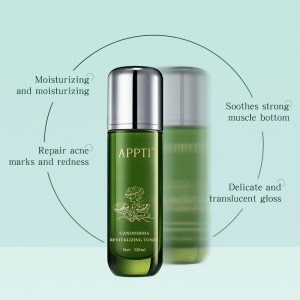 OEM/odm Natürliche Bio-Ganodermie Toner Hautpflege Whitening Feuchtigkeitsspendende Ganoderma Lucidum Extrakt Revitalisierung Essenzwasser