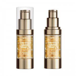 Fabrik Großhandel Whitening 24k Gold Kaviar Serum Organische Anti Aging Aufhellung Falten Straffung Kollagen Serum