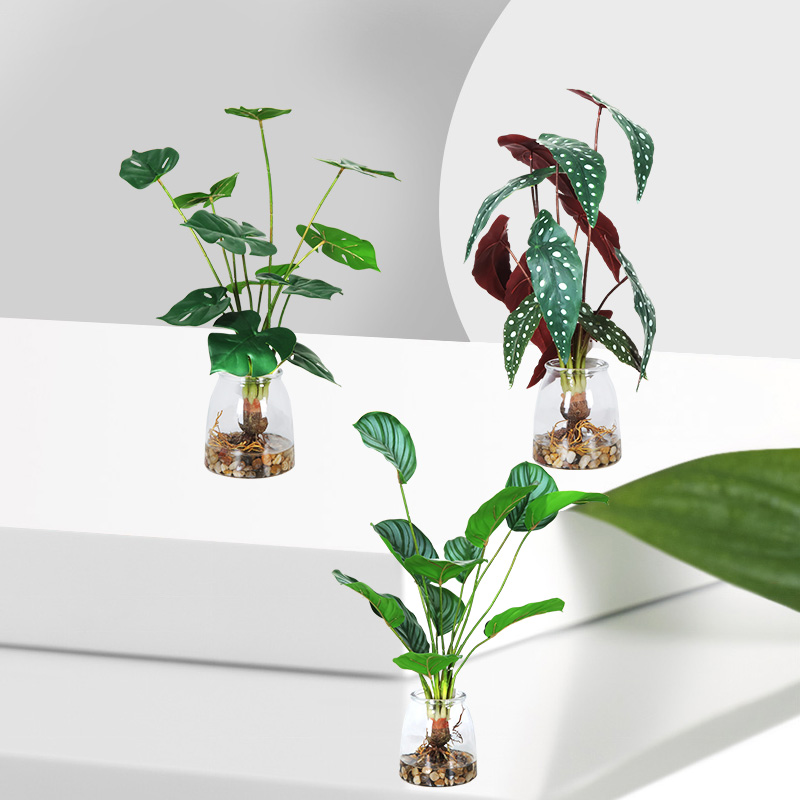 neu gestalteter heißer Verkauf Hohe Qualität Großhandel künstliche Topfpflanzen künstliche grüne dekorative