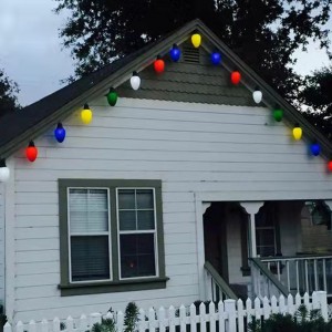 Weihnachtsfeier LED 5 Lichter Set Dekoration Weihnachtsfeiertag großes Licht