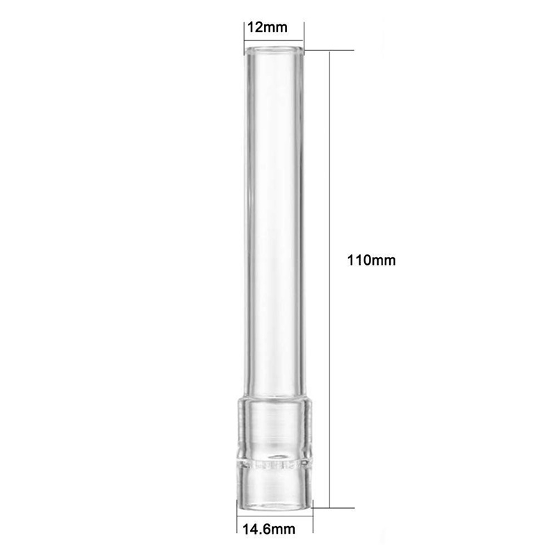 110mm Gla-Aroma-Röhrer Ersatz Gerade Rohrglasstamm