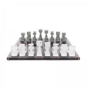 Klassisches Spielzeug Hochkristallacrylschach-Set