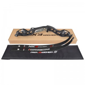 Nika-Argenschützen ET-10 62-Zoll-Rh Aluminium ilf 19inch Riser Recurve Bug