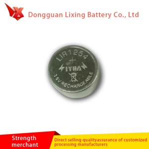 Hersteller Customized Bluetooth LIR1254 Batterie Batterie Hohe Kapazität Polymer Lithiumbatterie Wiederaufladbare Batterie