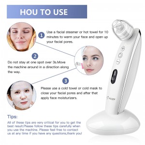 Electric Blackhead Remover Skin Care Tools mit Wifi Wireless Camera-Beobachtung