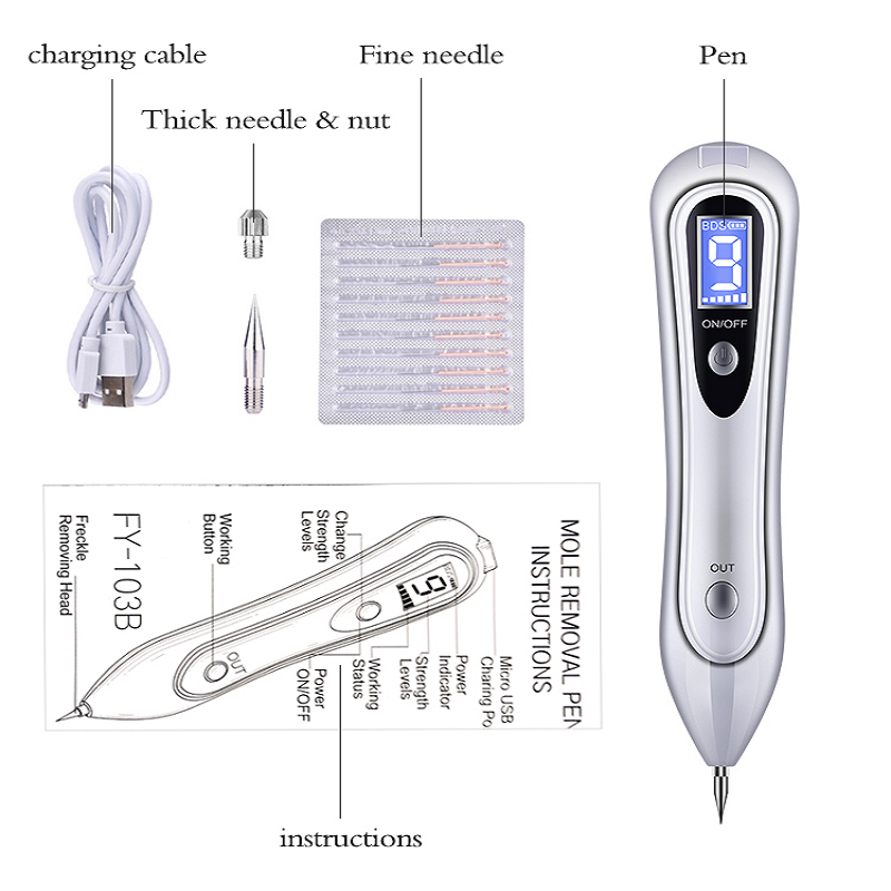 Face-Spot-Stiftgold-Farb-Plasma-Pen-Plasma-Haut-Maschine Plasma-Sommersprossen-Maulwurfstift