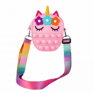 Crossbody Handtasche Silikon-Schulter-Blase-Taschen-Taschen