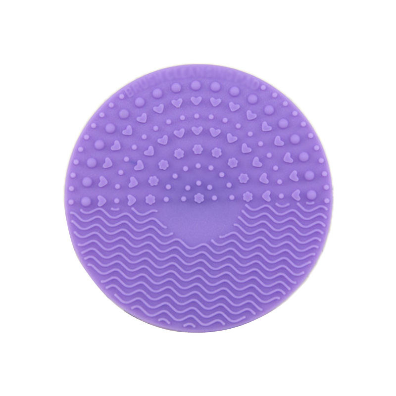 Pinselreinigungsmatte, Silikon-Make-up-Reinigungsbürstenwäscher-Matte, tragbares Waschmaschine