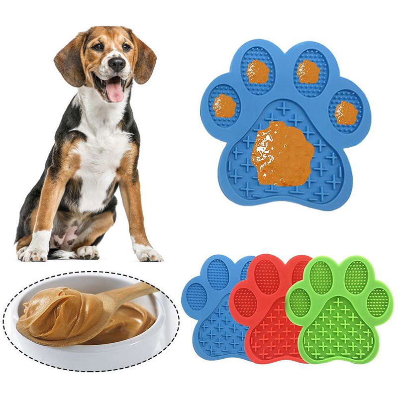 Silikon-Lecken-Matten mit Seilnichten an der Wand für Haustiere Hunde
