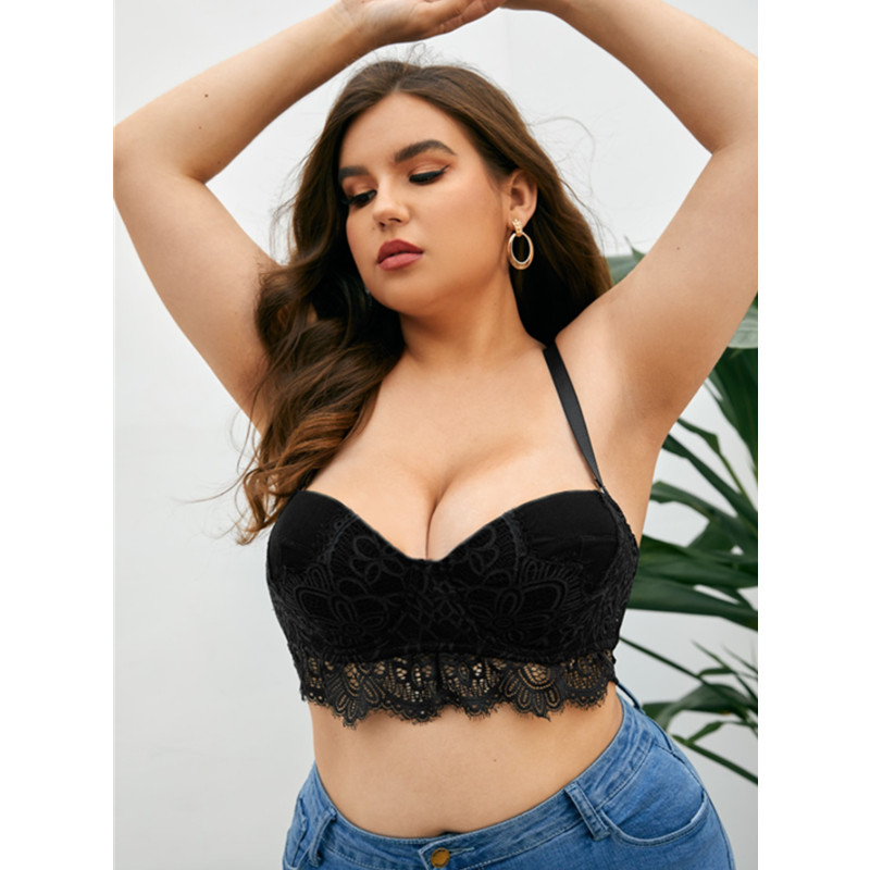 Neue design spitze bh set stickerei sexy frau plus größe sammeln unterwäsche höschen