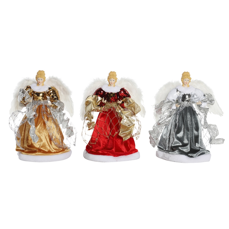 23 ~ 40cm Weihnachten Angel Ornamente Dekorationen Baum Top Figuren Sammlung Puppe Weihnachtsfest Weihnachten Weihnachtsserie