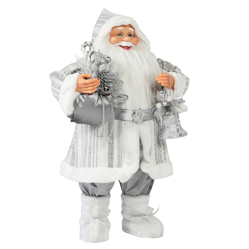 30 ~ 110 cm Weihnachten stehend Santa Claus Ornament Deluxe Dekoration Festival Holiday Figur Collection Traditionelle Weihnachten