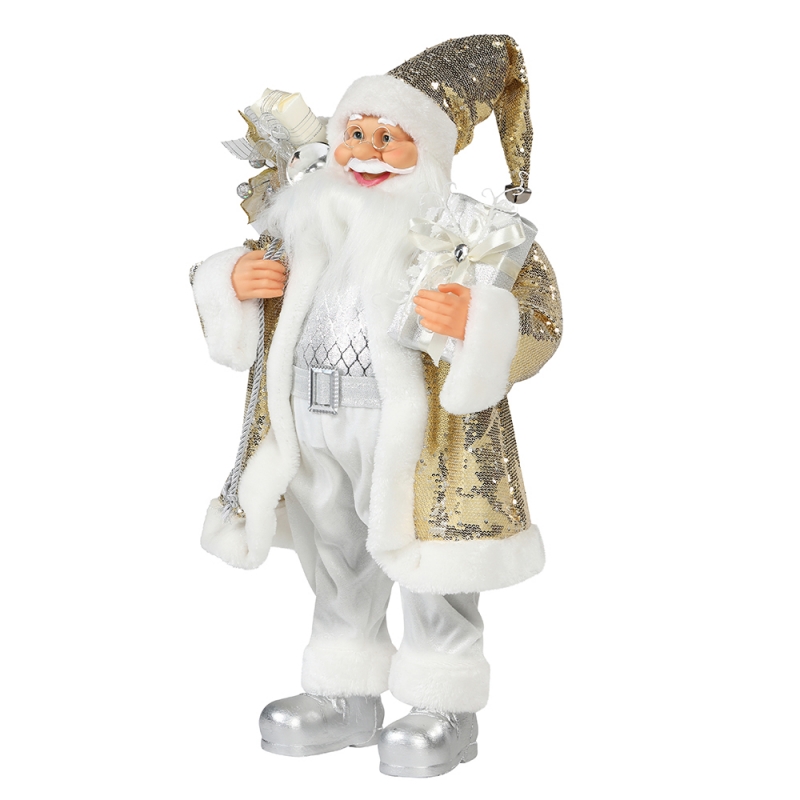 30 ~ 110cm Weihnachten Santa Claus Ornament Deluxe Dekoration Festival Holiday Figur Collection Traditionelle Weihnachten