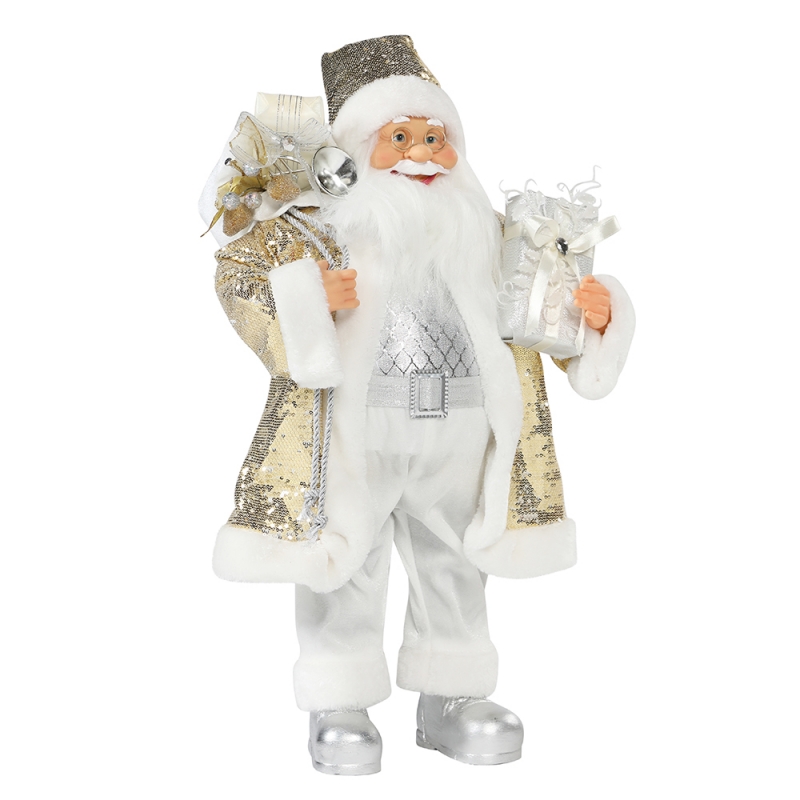 30 ~ 110cm Weihnachten Santa Claus Ornament Deluxe Dekoration Festival Holiday Figur Collection Traditionelle Weihnachten