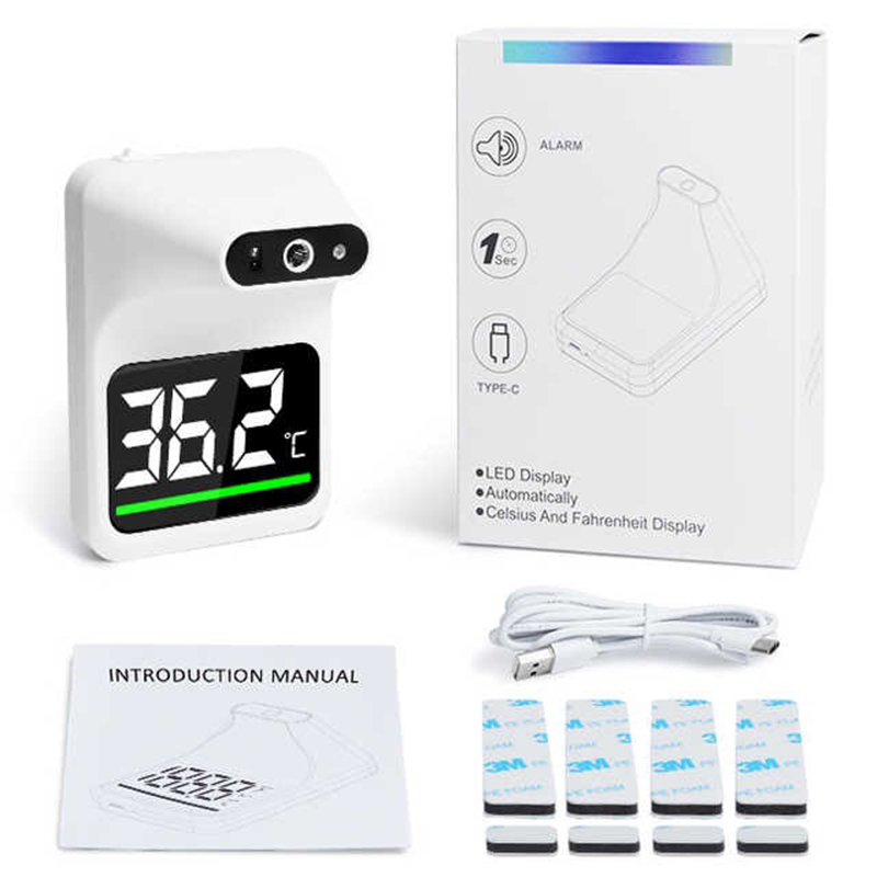 Nicht Kontaktkörper-Thermometer-Infrarot-Wandmontage-Thermometer mit Alarm