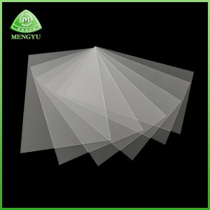 Hochtransparente haustierblatt kunststofffolie polyester film kunststoff faltschachtel spacer/hgh temperaturbeständigkeit kratzfest