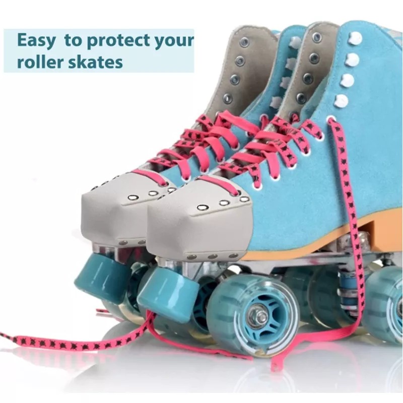 Neue PU-Leder-Zeh-Guard-Protektoren Roller-Skate-Kappe Schuhe-Abdeckung bunt