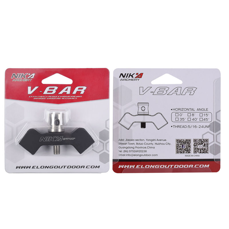 Nika Bogenschießen 240030-03 Größe 8 ° 40 ° C Bogenschießen Recurve Bogen Stabilisator V-Bar
