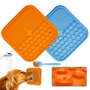 Großhandel Silikon Pet Lick Pad, Fütterungsmatten für Katzen Hunde, Leckenmatte Haustier Baden Distraktionspads