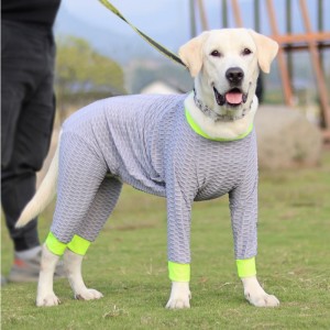 Haustier Hoodies Großhandel Baumwollvlies Weiche Warme Hund Kleidung Harness Hund Pyjamas Haustier Kleidung