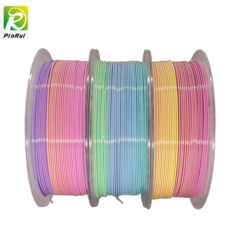 Pinrui 3D-Drucker 1,75mm PLA-Regenbogen-Filament für 3D-Drucker