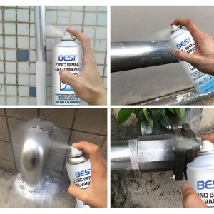 Zinkspray Galvaning Zink reichhaltiger Farbe Schutzschicht-Spray 400ml Kaltverzinklanisierendes Zinkspray