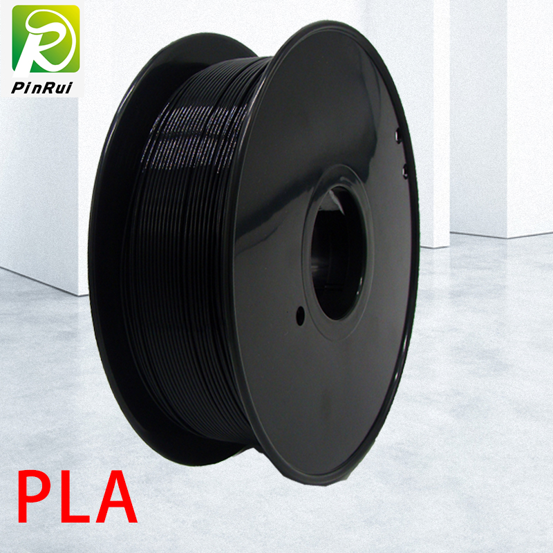 Pinrui Hohe Qualität 1kg 3D-PLA-Drucker-Filament-Schwarzfarbe