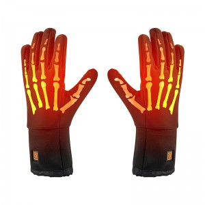 Elektrische wasserdichte warme Handschuhe zum Skifahren, einstellbare Temperaturbatterie Heizhandschuhe für Männer/women