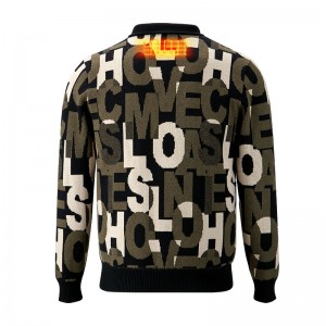 Fleckiger Stil Mantel für Männer, wiederaufladbare Batterie beheizte Kleidermantel