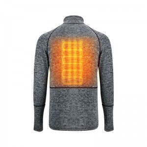 Leichtes Gewicht erhitzt unter Kleidung, grau erhitzte Unterwäsche mit Batterieleistung