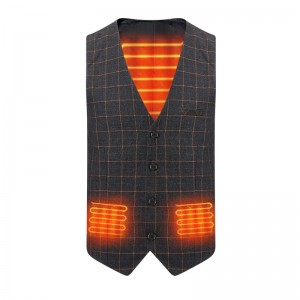 Heißer Verkauf stilvoller beheizter Männer Weste mit Batterieleistung