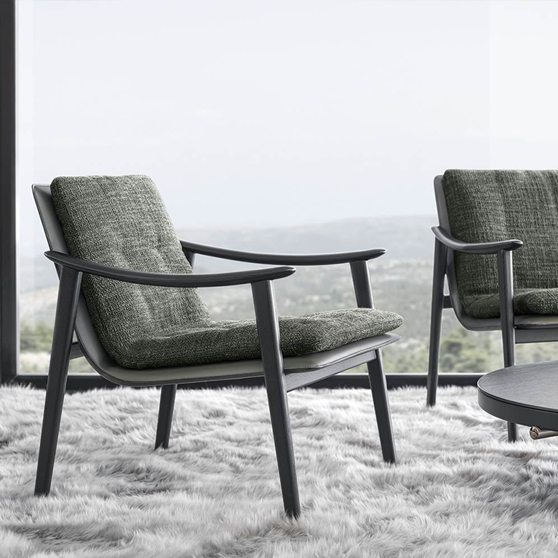 Moderne Polsterstoff-Stoff, der entspannende faule Freizeit-Recliner-Akzent-Liegestuhl-Möbel