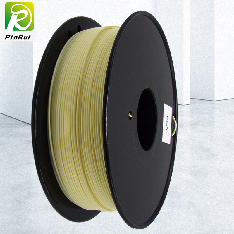 Pinrui Hohe Qualität 1kg 3D-PLA-Drucker Filamentgelb 9140c Farbe