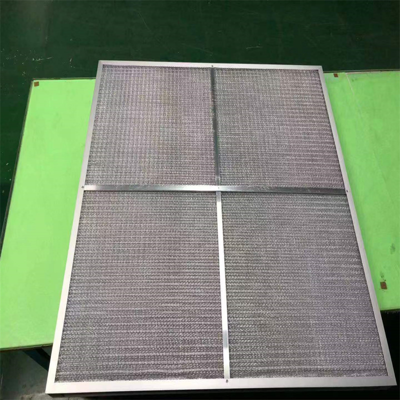 Gewerbliche Küchenangebote Hauben-Metall-Mesh-Fettfilter/aluminium Waschbare gefaltete Platte Pre HVAC-Filter