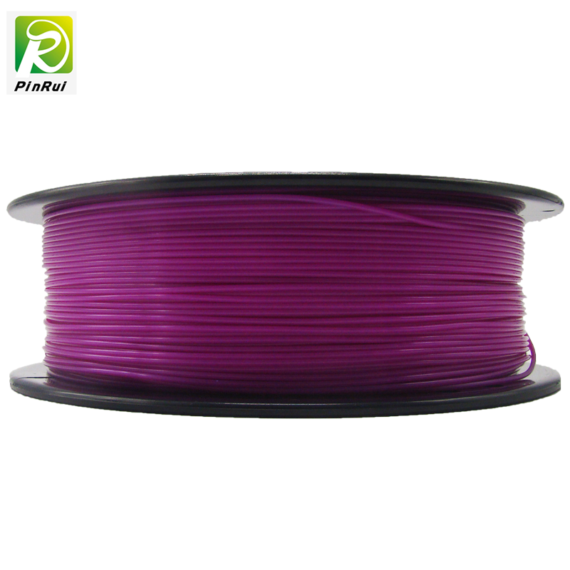 Pinrui Hohe Qualität 1kg 3D PLA Drucker Filament Transparente lila Farbe