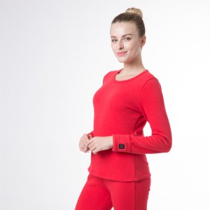 Vollständige Set-Heizunterwäsche, tragbare Batterie erhitzt lange Unterwäsche für die Körperwärmung