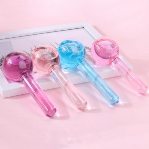Gesichtsmassage Kugel Eis Roller Kugel Globen Gesichtsrolle Kalt Haut Massager Gesichtsmassage Werkzeuge für Gesicht und Hals