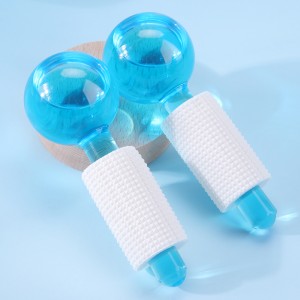 Gesichtsmassage Kugel Eis Roller Kugel Globen Gesichtsrolle Kalt Haut Massager Gesichtsmassage Werkzeuge für Gesicht und Hals