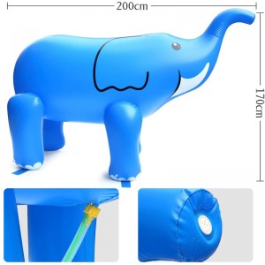 Fabrikauslass aufblasbarer Elefantspielzeug, aufblasbare PVC-aufblasbare Werbekarikatur-Figur-Float, luftgefülltes Spielzeug für Kinder