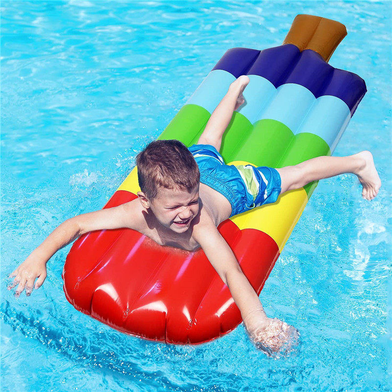 Aufblasbarer Eiscreme-Float, Schwimmbad-Float-Kugelbett, aufblasbare PVC-aufblasbare Spielzeug-Eiscreme-Form