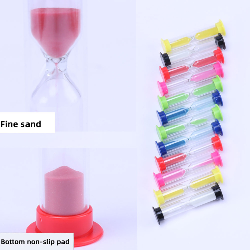 6 stücke Kunststoff Sand Timer Sandglas Sanduhr Sandtakt Timer 30 sec/1 min/2 min/3 min/5 min/10 min