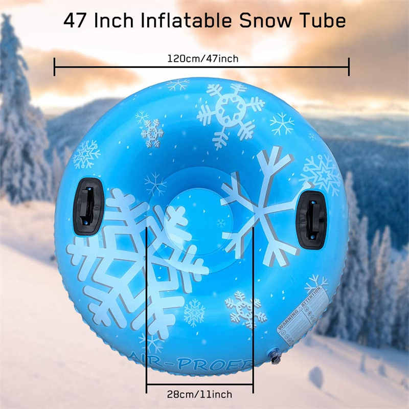 Winter aufblasbare Outdoor-Spielzeug, verdickt kaltbeständiger, aufblasbarer PVC-aufblasbarer Schneeschlauch