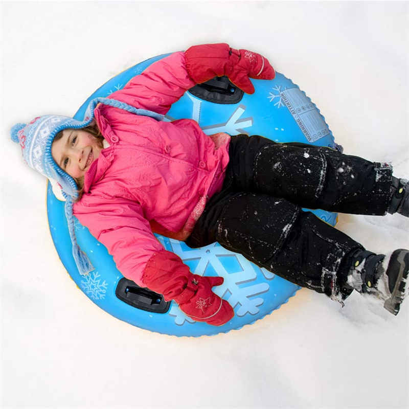 Winter aufblasbare Outdoor-Spielzeug, verdickt kaltbeständiger, aufblasbarer PVC-aufblasbarer Schneeschlauch