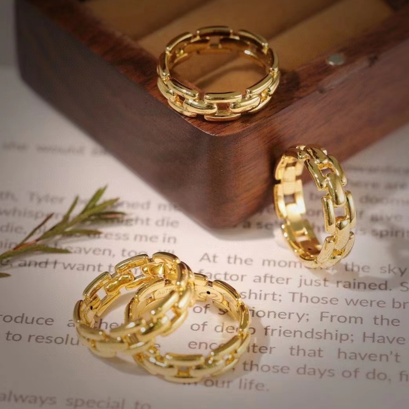 9k/10k/14k/18k echte gold ring schmuck geschenke für frauen in gelb gold/white gold/rosetgold
