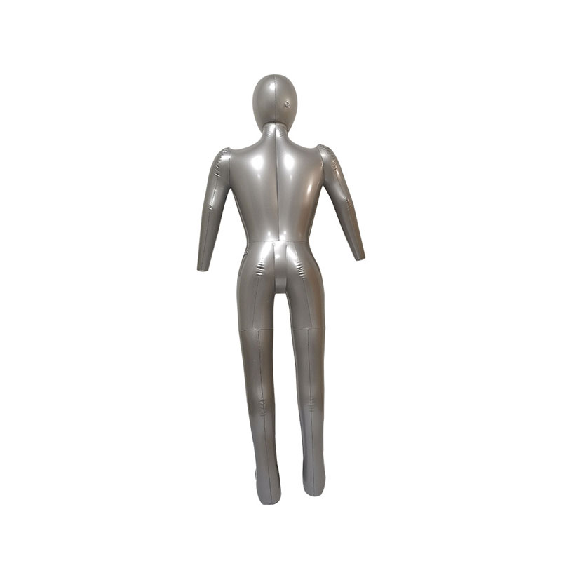 Aufblasbares PVC-männliches Mannequin-Modell, voller Größe mit Kopf und Armen, Kunststoff-Ganzkörper-Mannequin