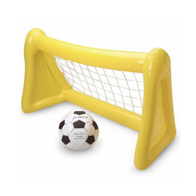 OEM ODM aufblasbares Fußballtor mit Blow -Up -Ballspielzeug, Sommer -Schwimmwassersportspiel