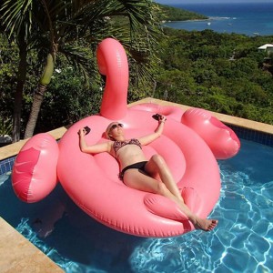 Fabrik Direktverkauf Flamingo, aufblasbare PVC -Schwimmfahrt, Wasserspielzeugspiel
