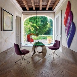 Chinesischer Stil moderner 1,8 m Esszimmer Tisch Großes Restaurant MDF Holz runder Esstisch Set 10 Sitzung