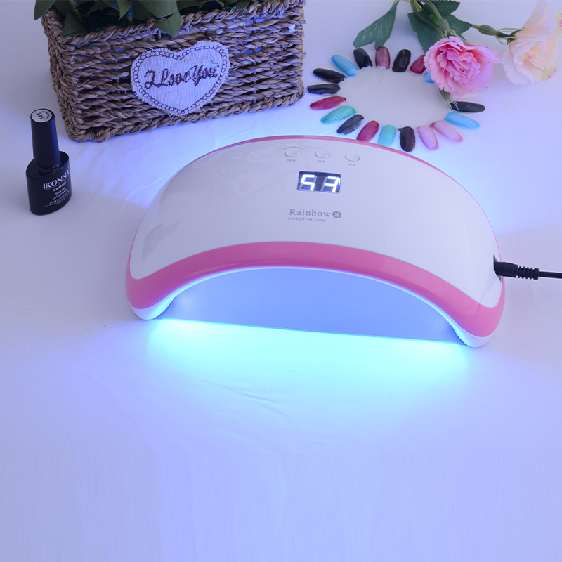 Regenbogenbrücke Nagelkunst Phototherapie Maschine Regenbogen 8